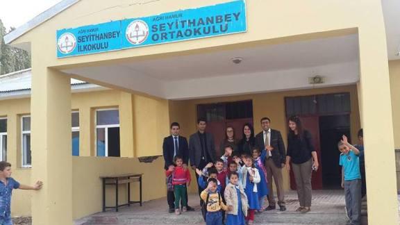 Seyithanbey İlkokulu ve Seyithanbey Ortaokulunu Ziyaret